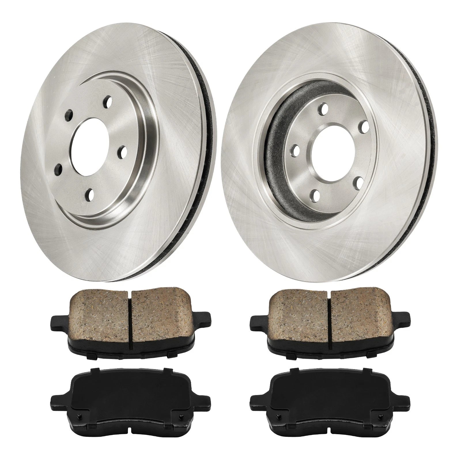 Front Vented Brake Rotor and Pads Kit for Pontiac G6 (2005–2010)