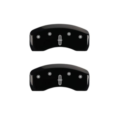 Caliper Covers Set of 4 Black for Lincoln Aviator Black Label (2020–2024)