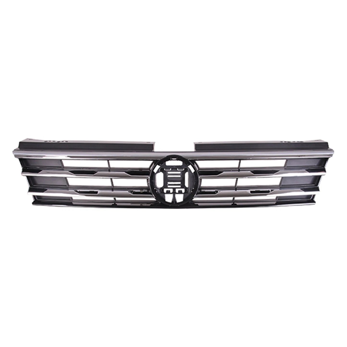 Replacement Black Chrome/Painted ABS Front Grille for 2018-21 Volkswagen Tiguan