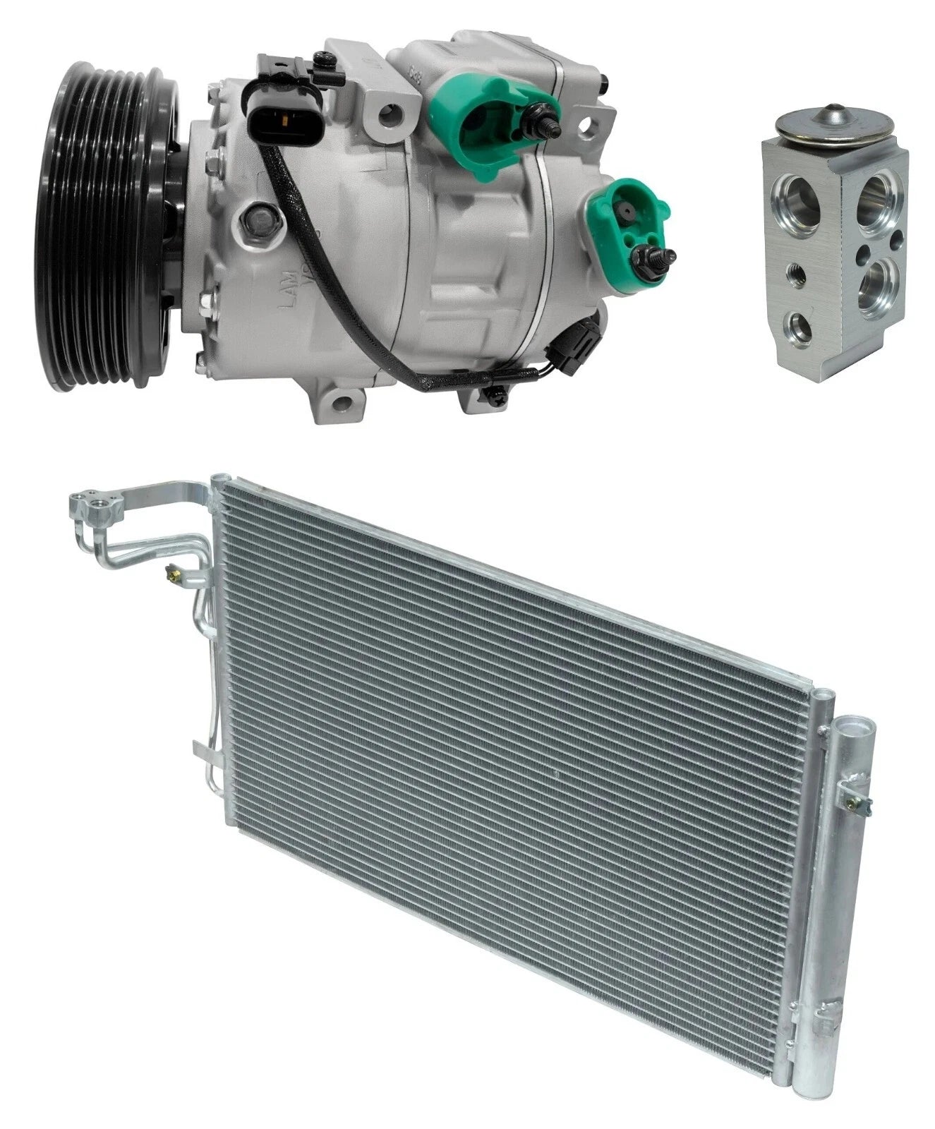 AC Compressor Kit With Condenser for Hyundai Genesis 3.8L (2010–2014)