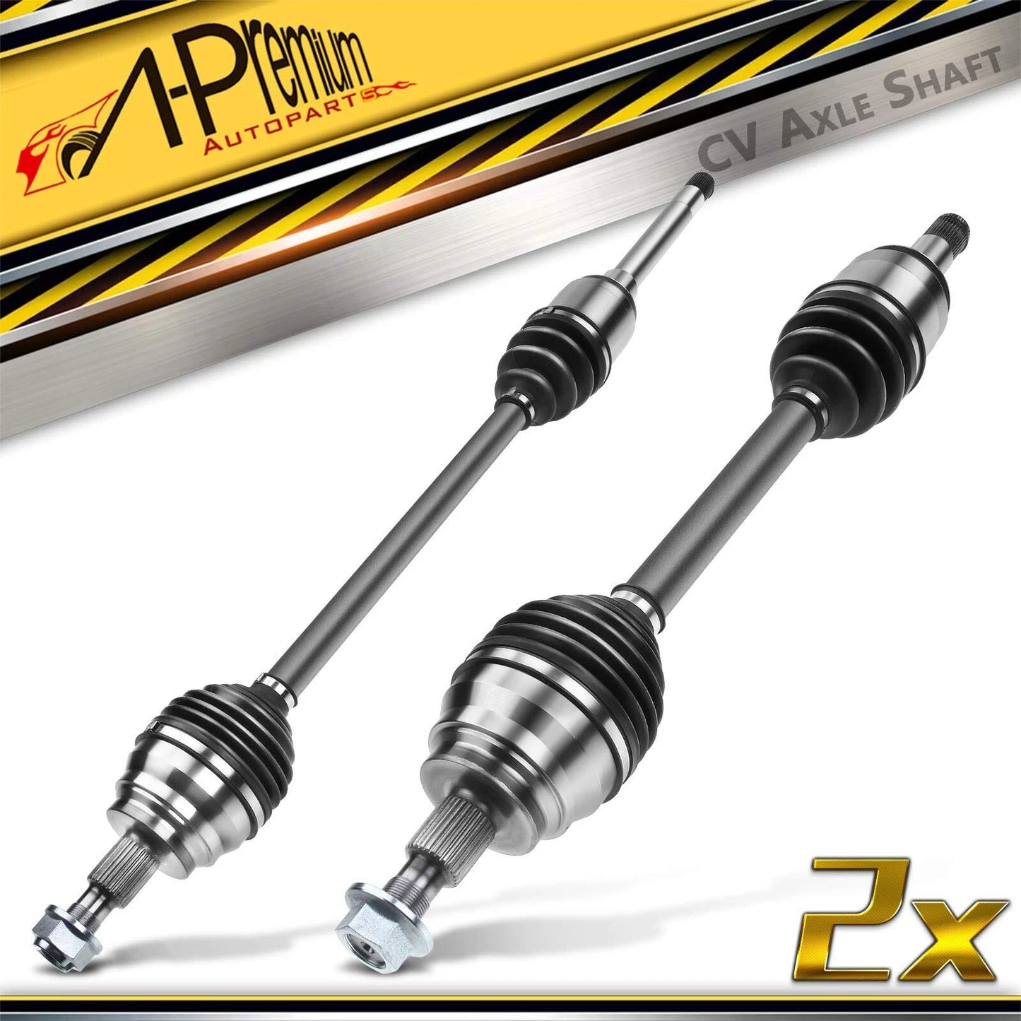 2X Front Side CV Axle Shaft Assembly for Mercedes-Benz R320 R350 R500 (2006–2013)