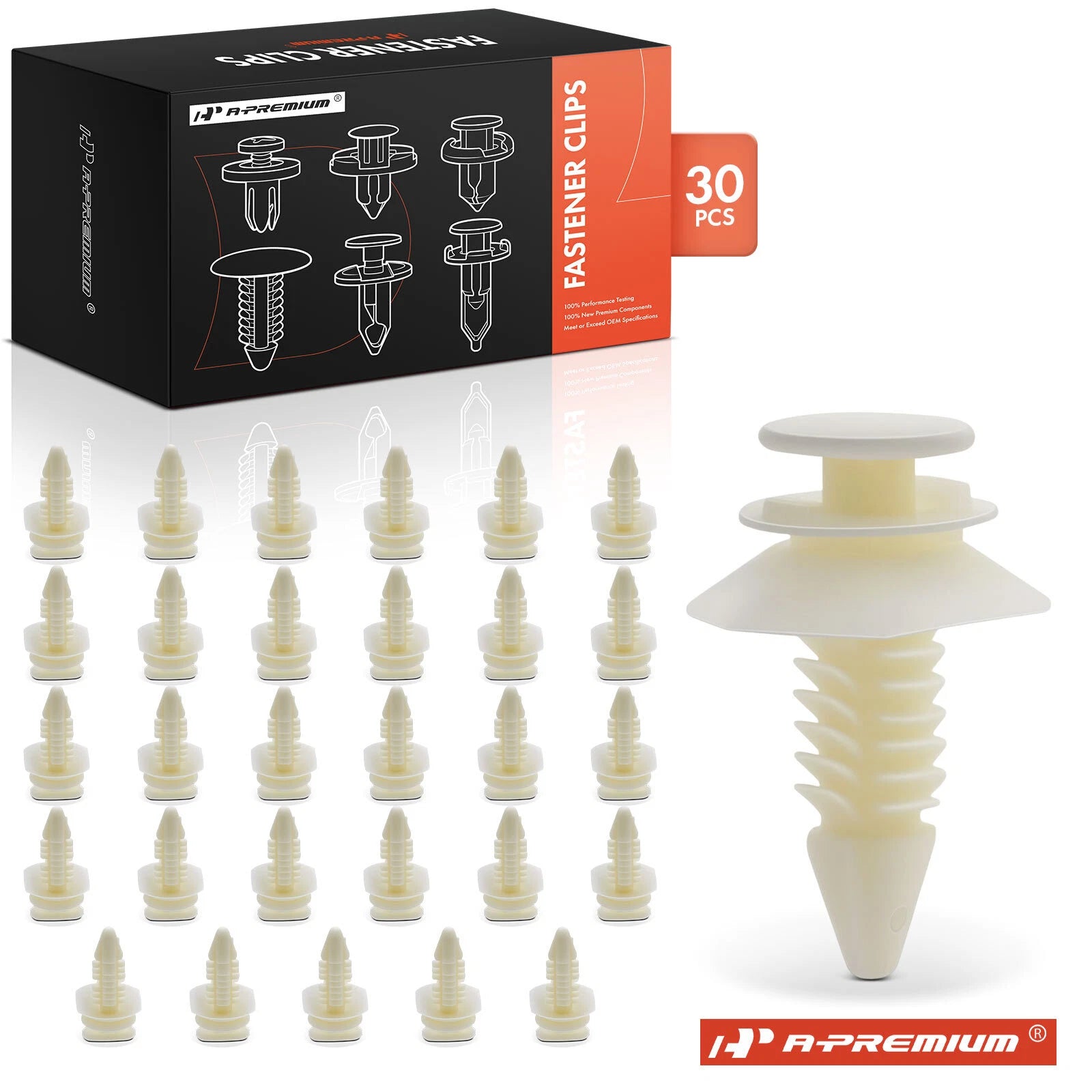30Pcs Nylon Door Trim Panel Retainer Clips for Chevy GMC K1500 (1996–2006)