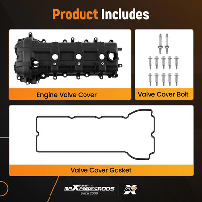 Left Side Valve Cover for Jeep Grand Cherokee Wrangler (2011–2019) 3.6L