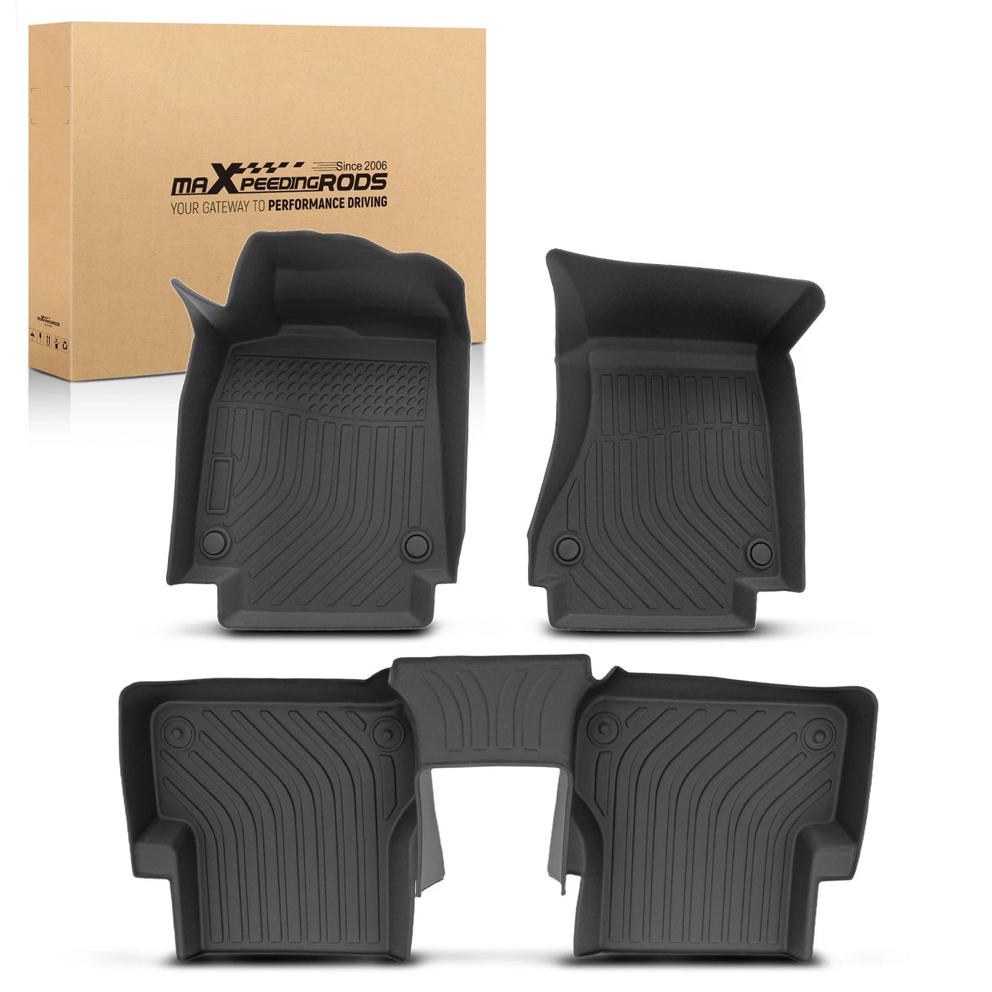 Floor Mats Liner for Audi A6 A7 S6 S7 RS7 Quattro (2012–2018) TPE Rubber