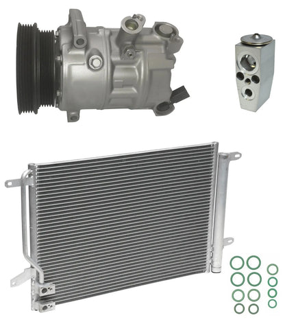 A/C Compressor Kit With Condenser for Volkswagen Beetle 2.5L (2014–2015)