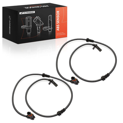 2X Front ABS Wheel Speed Sensor for Mercedes-Benz C350 C63 AMG GLK350 (2008–2015)