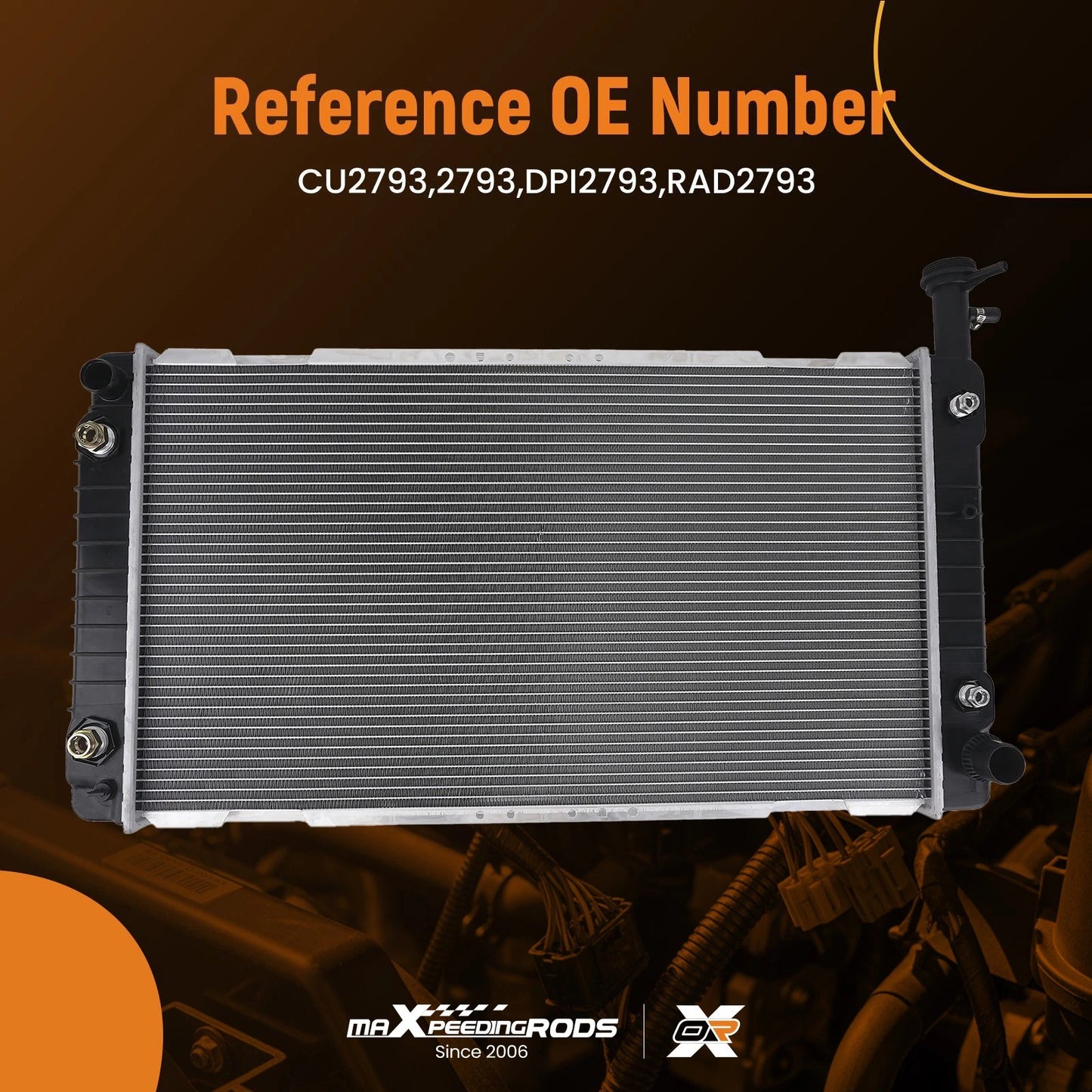 Cooling Radiator for Chevrolet Express GMC Savana (2004–2014)