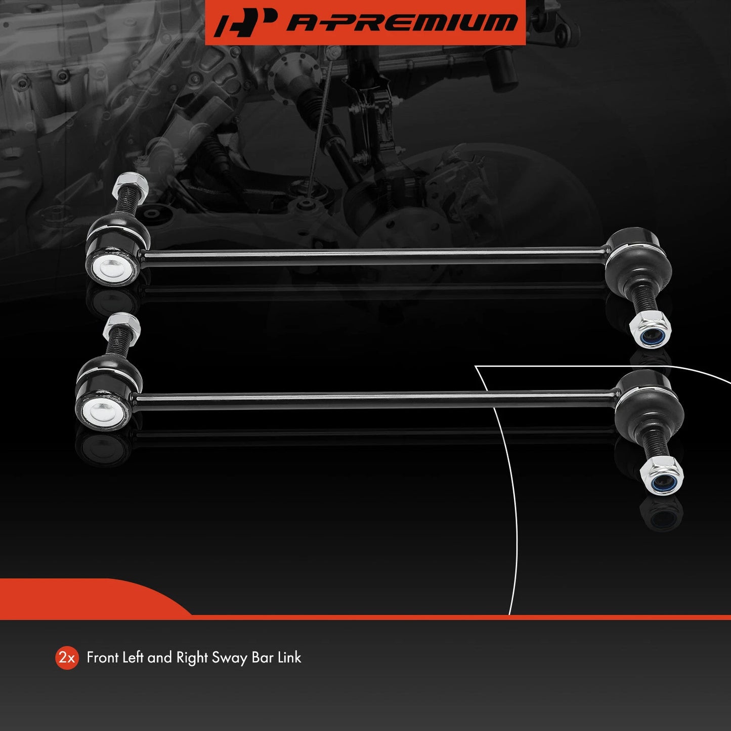 2X Front Sway Bar Link for Chevrolet Malibu, Impala, Buick LaCrosse (2013–2015)