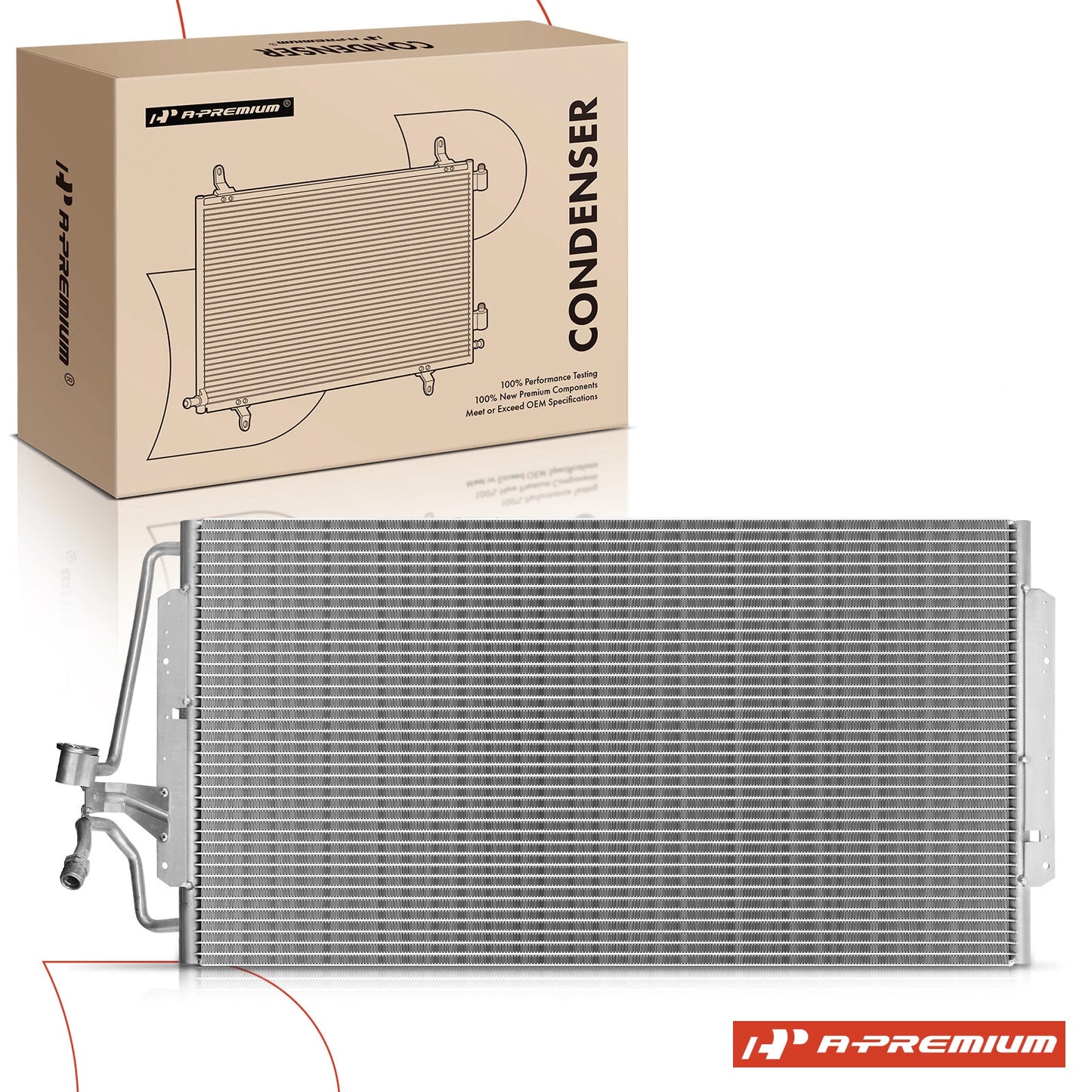 A/C Condenser with Bracket for Chevy Venture (1997–2005)