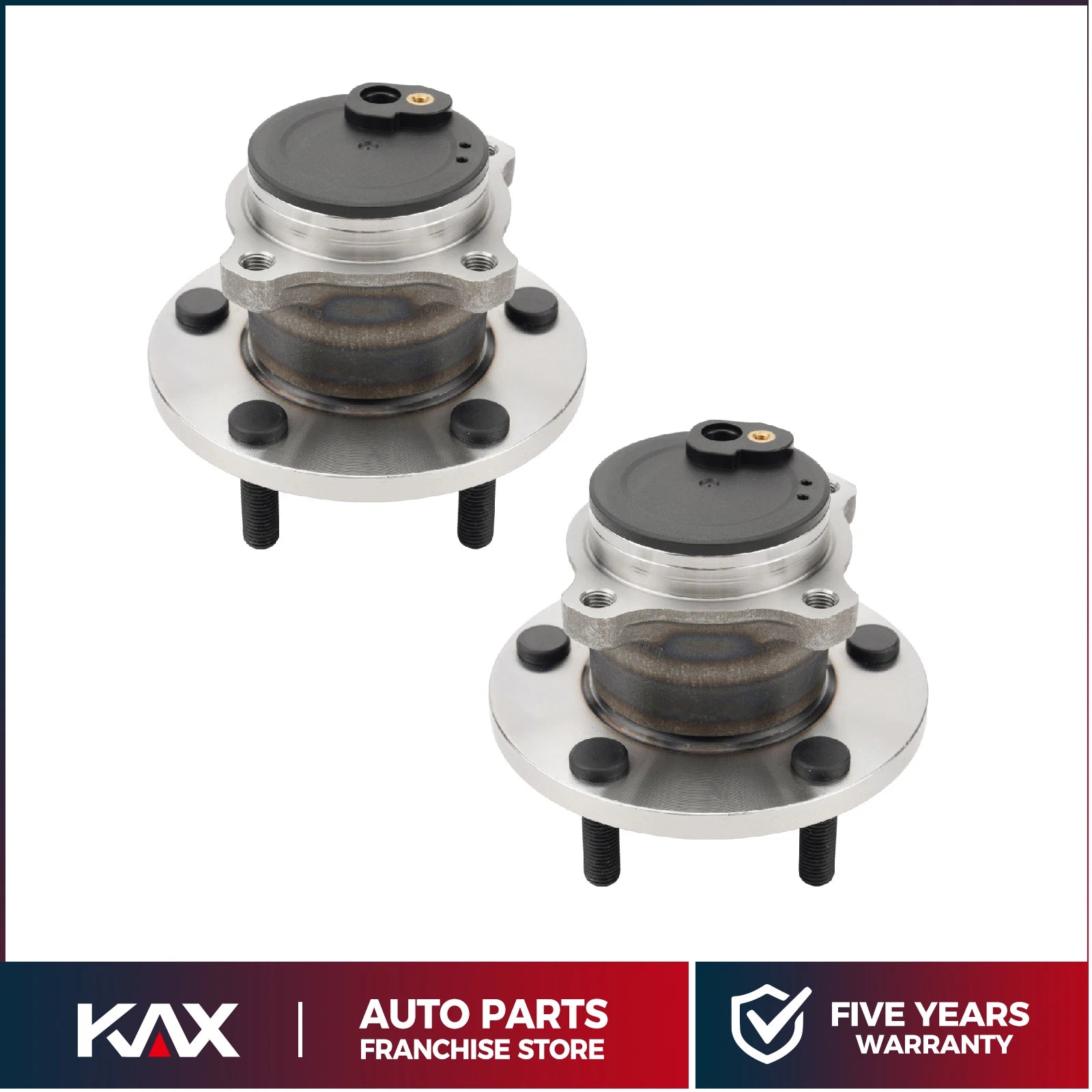 2-Piece Rear Wheel Bearing Hub for Mazda 3 (2004–2013) and Mazda 5 (2006–2013)
