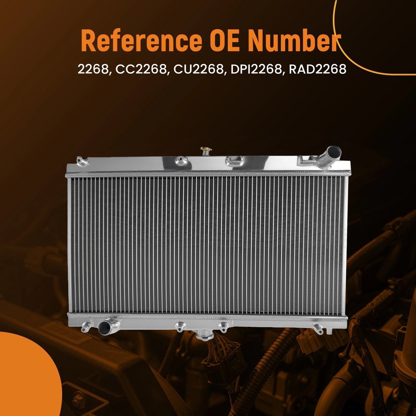 Aluminum Engine Radiator for Mazda Miata MX-5 (1998–2005) Manual