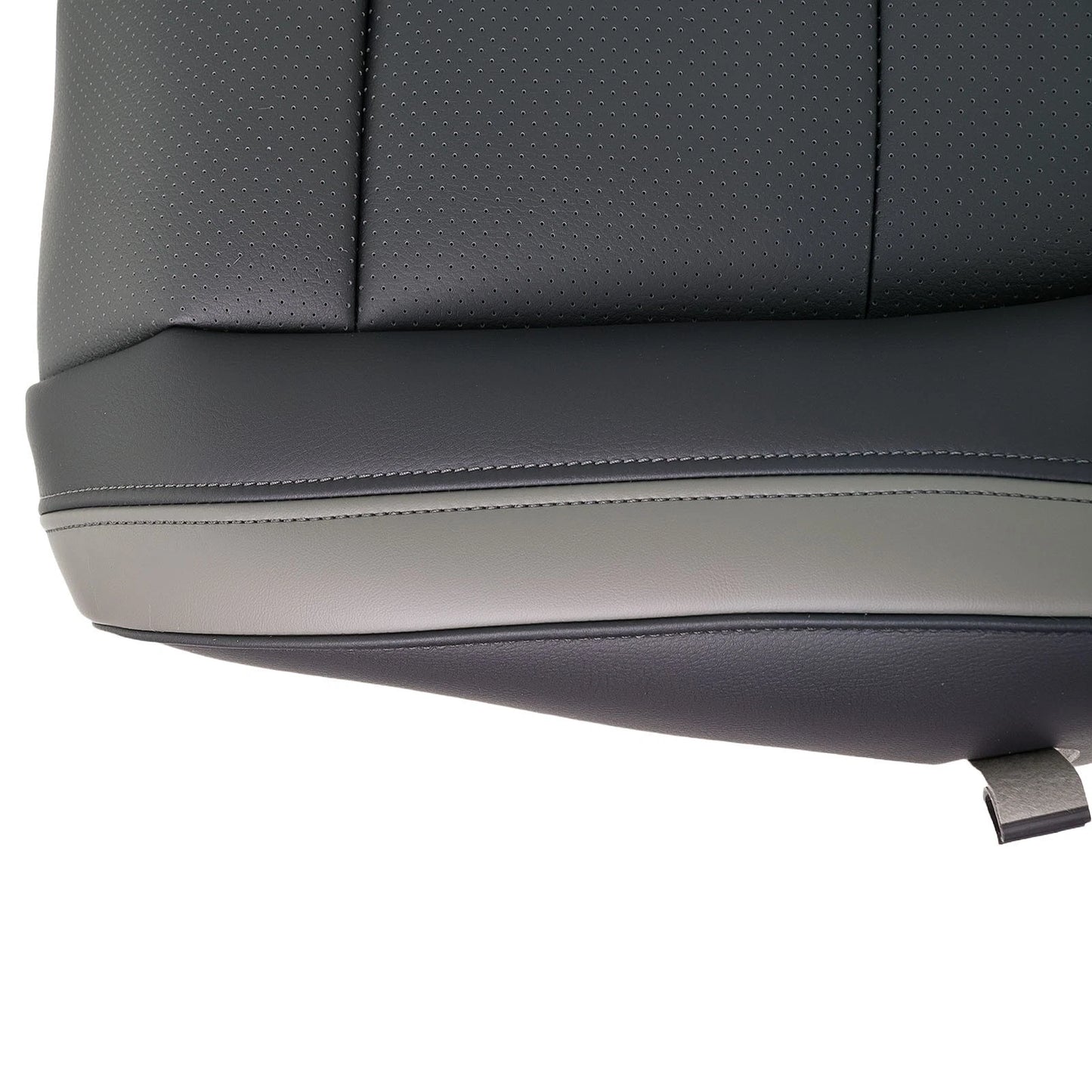 Black Leather Bottom Driver Cover for Ford F-150 Raptor Crew Cab (2017–2020)