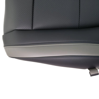 Black Leather Bottom Driver Cover for Ford F-150 Raptor Crew Cab (2017–2020)