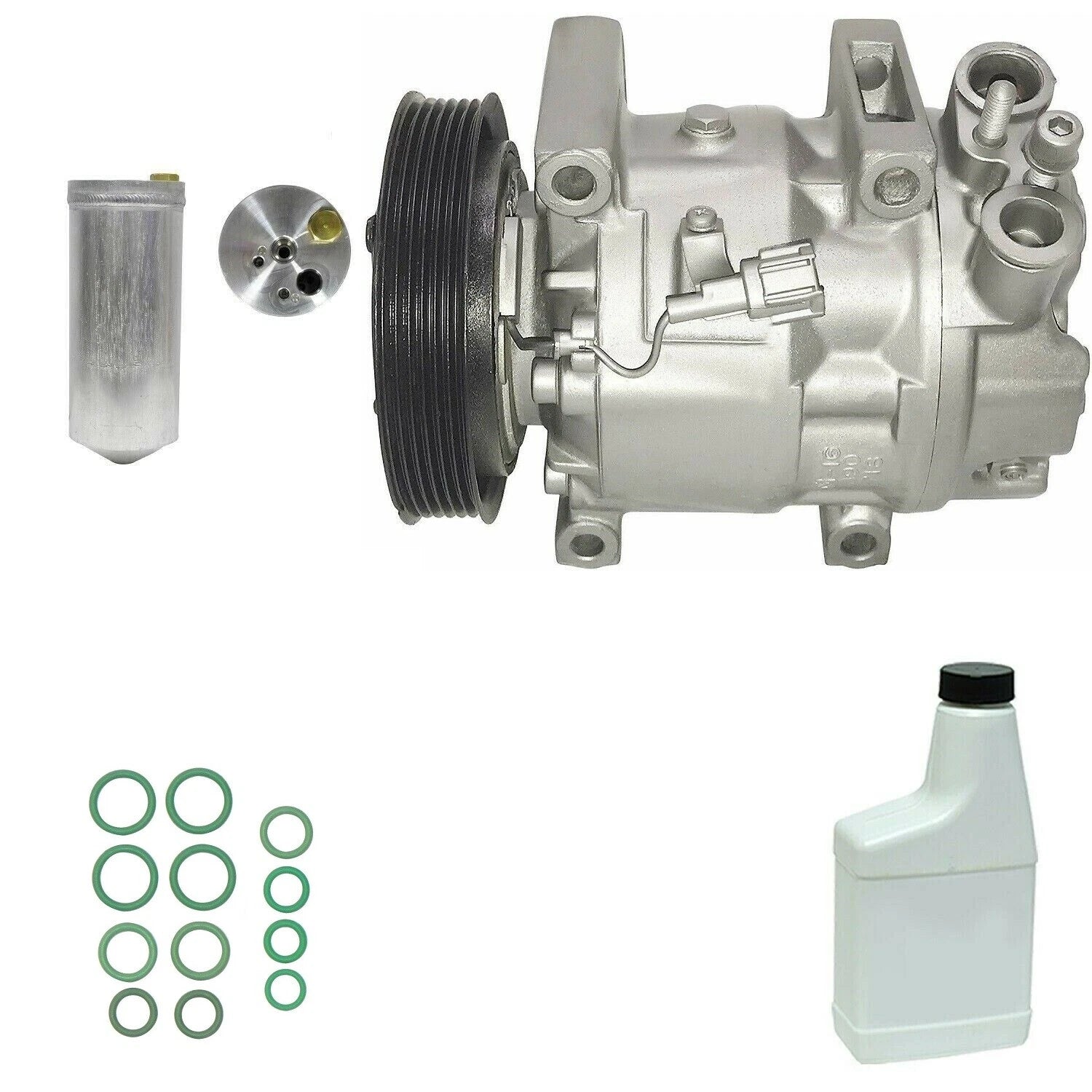 AC Compressor Kit with Drier Replacement for FG424 Ford (2005–2015)