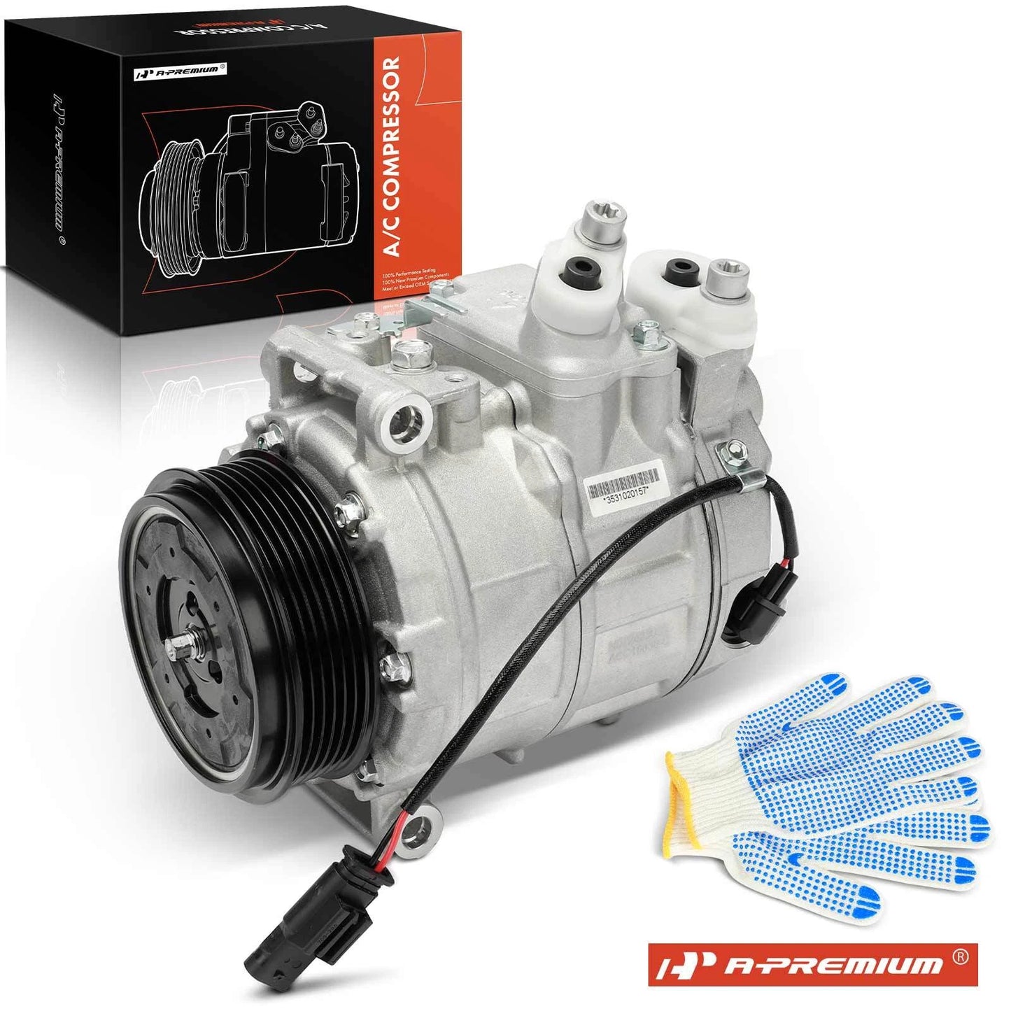 A/C Compressor with Clutch for Mercedes-Benz S550 S63 AMG (2014–2015)