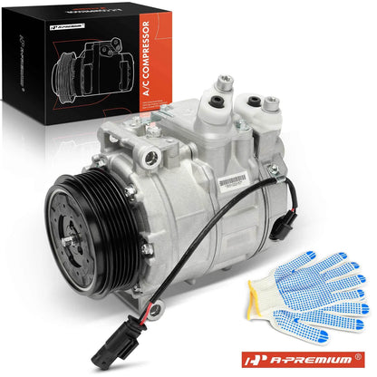 A/C Compressor with Clutch for Mercedes-Benz S550 S63 AMG (2014–2015)