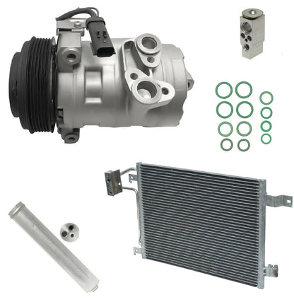 AC Compressor Kit With Condenser for Jeep Wrangler 3.8L (2011–2018)