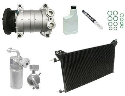 AC Compressor Kit Replacement with Condenser for Nissan Navara (2005–2015)