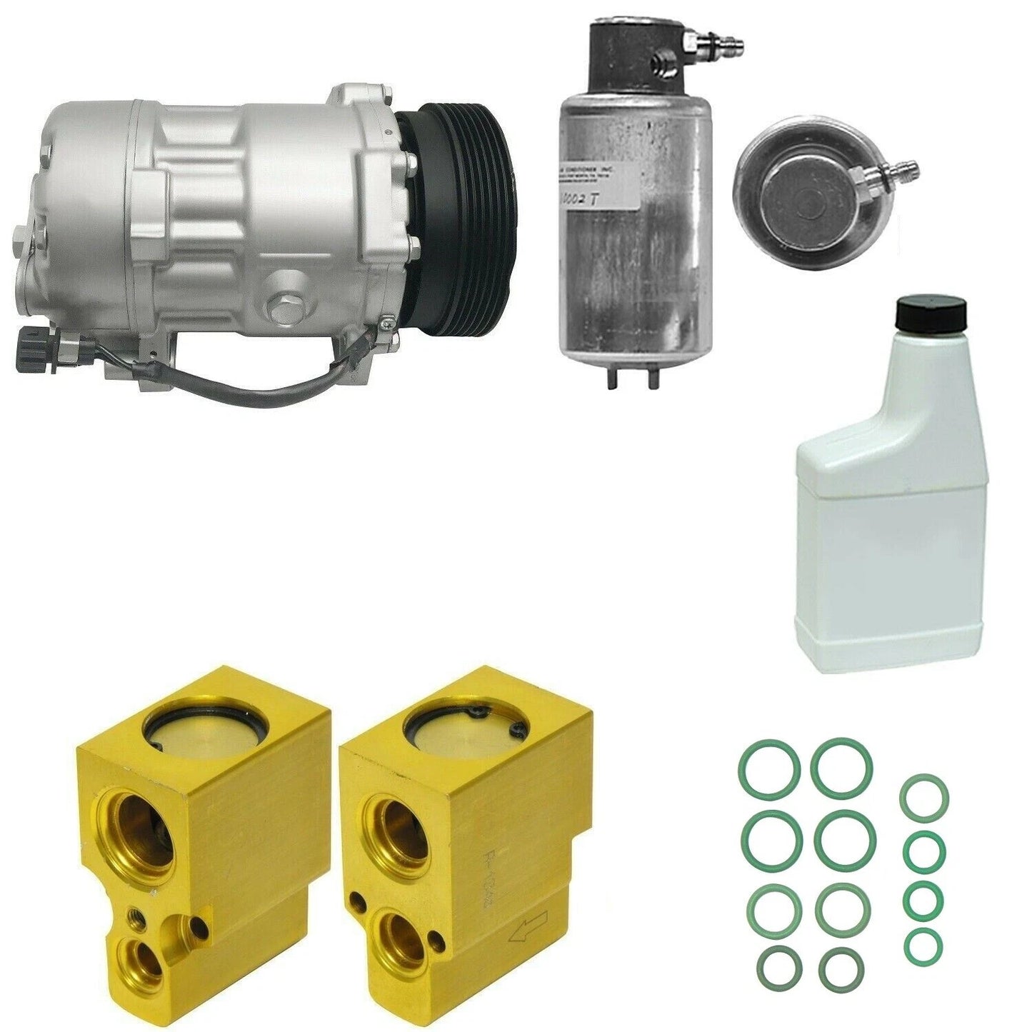 A C Compressor and Clutch Kit Replacement for Honda Civic (1992–2000)