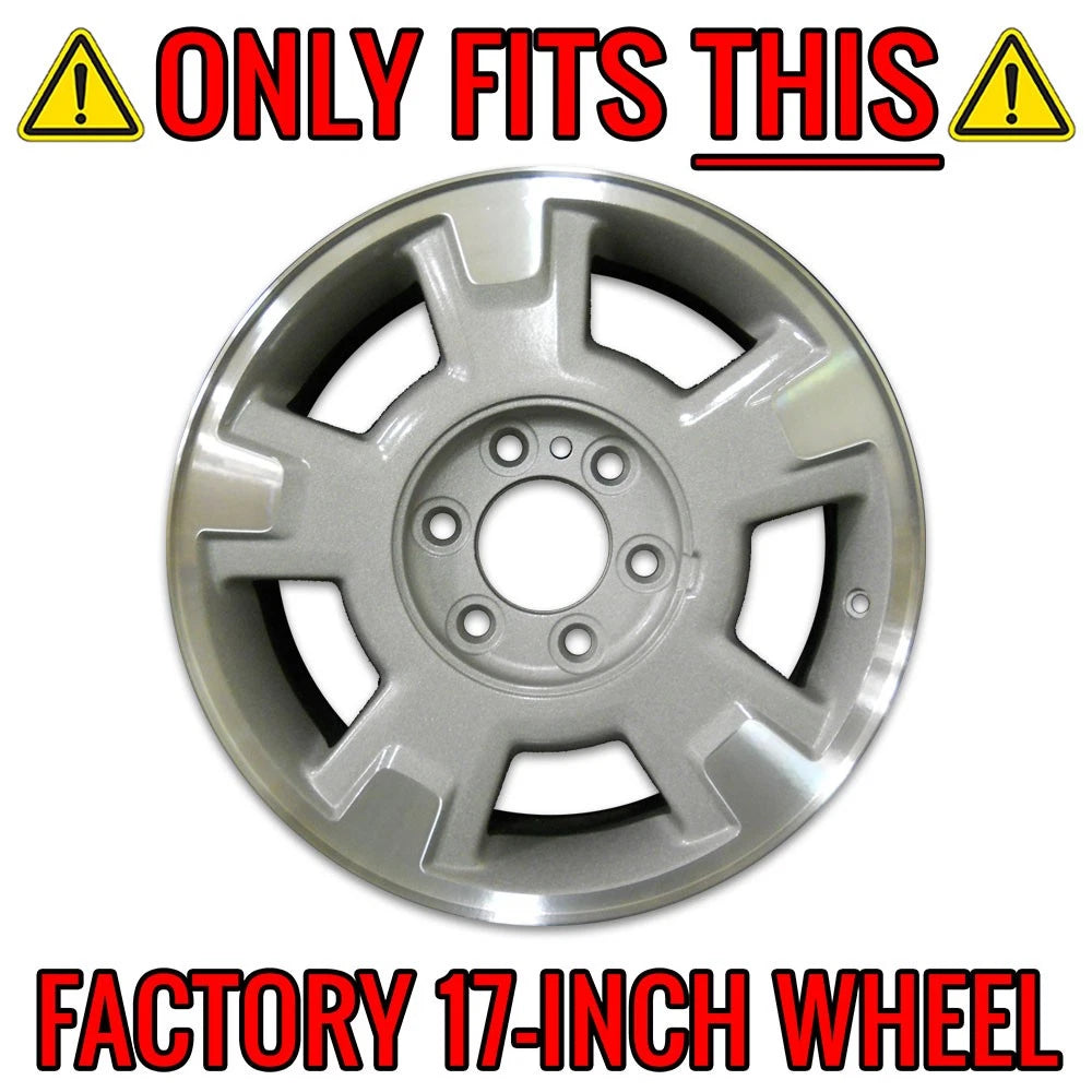 17 Inch Wheel Skins Chrome Hubcaps Full Aluminum Covers for Ford F150 (2009–2014)