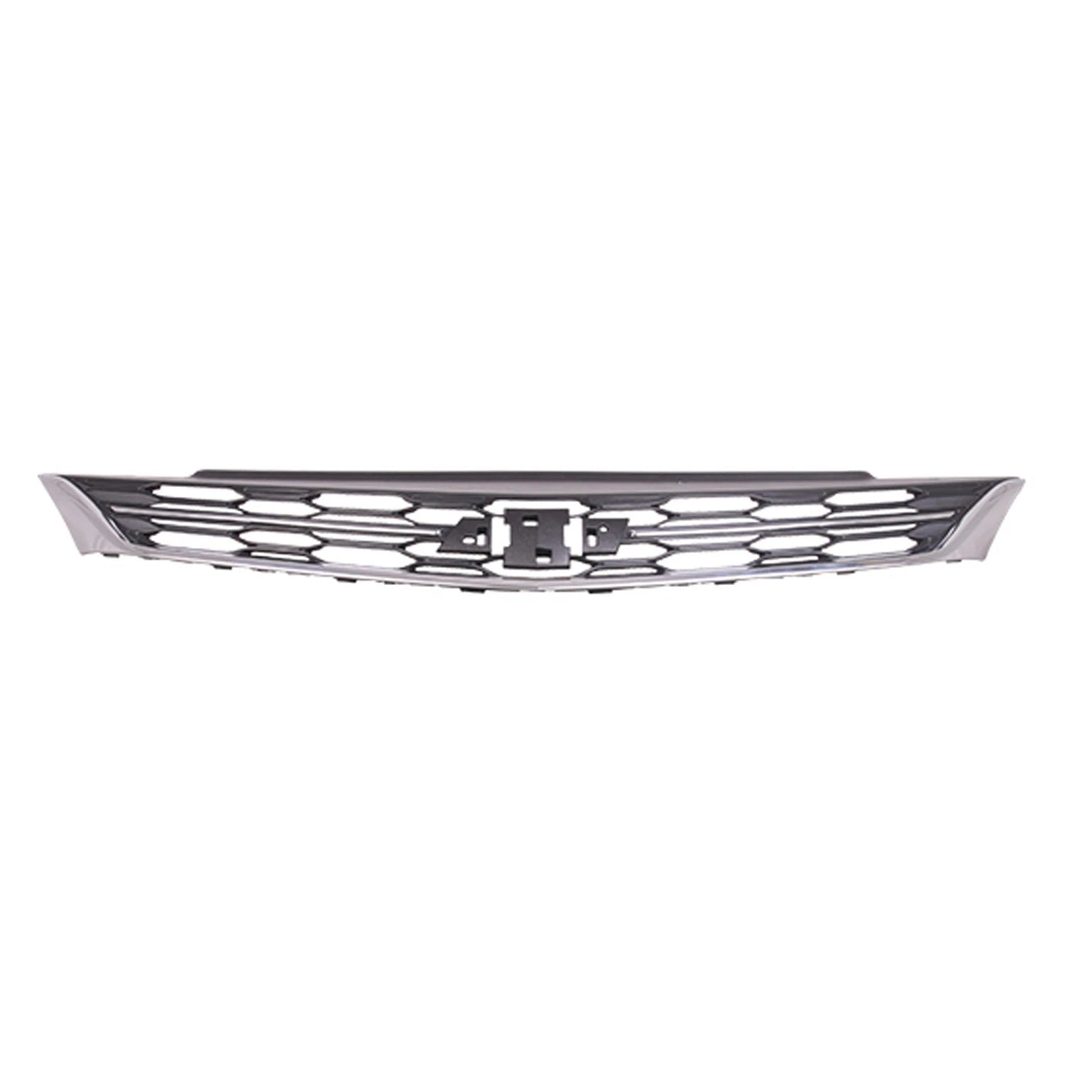 Replacement Black Chrome/Matte Plastic Front Upper Grille (See Compatible Chart)
