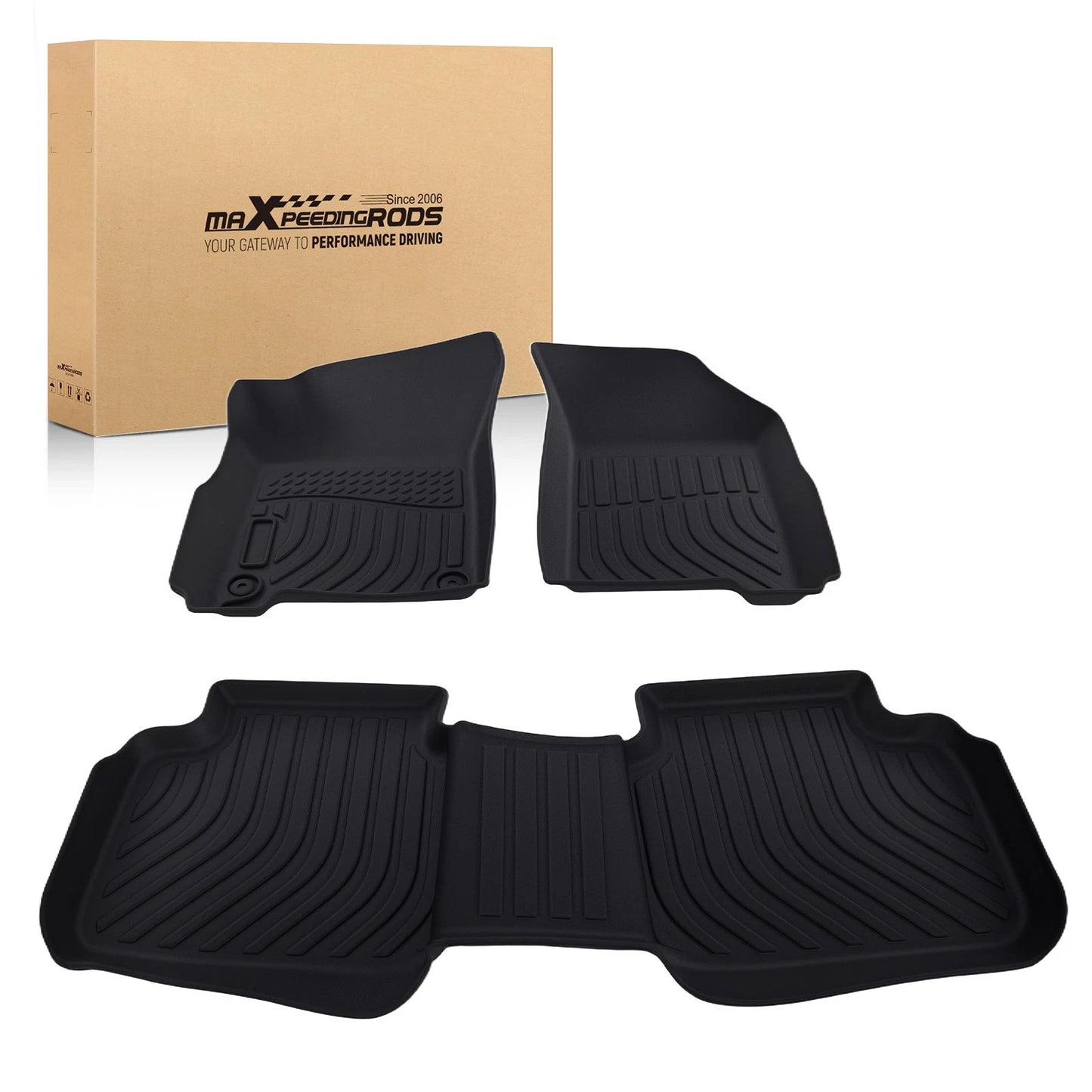 All-Weather Floor Mats for Dodge Journey (2011–2020) TPE Rubber Waterproof