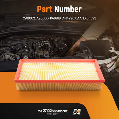 Air Filter for Land Rover Range Rover Sport 5.0L (2014–2021) 2Pcs