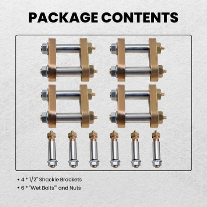 Leaf Spring Shackle Set for Universal (2012–2016)