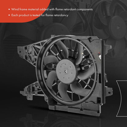 Cooling Fan Assembly with Shroud for Chevy Corvette (2005–2013)