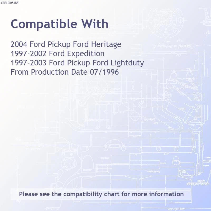 Grille Mounting Panel Replacement for 2004 Ford Pickup Heritage (2004–2004)