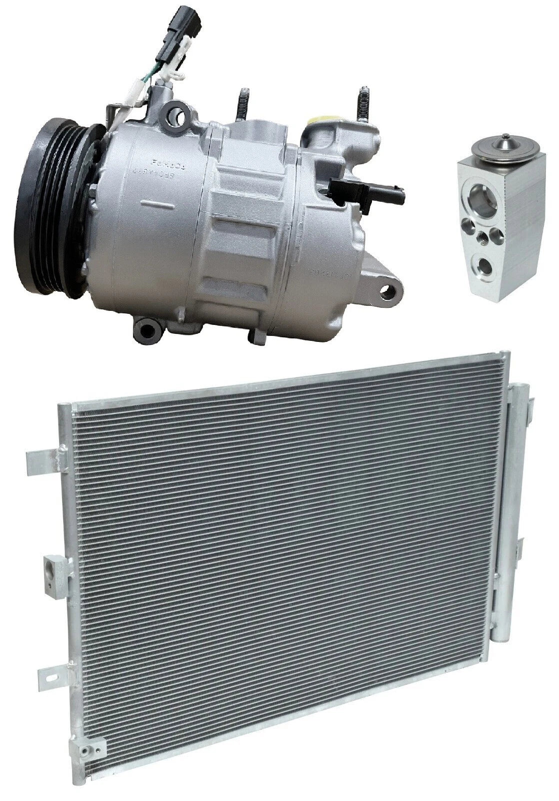 AC Compressor Kit With Condenser for Ford Edge 2.0L (2023–2023)
