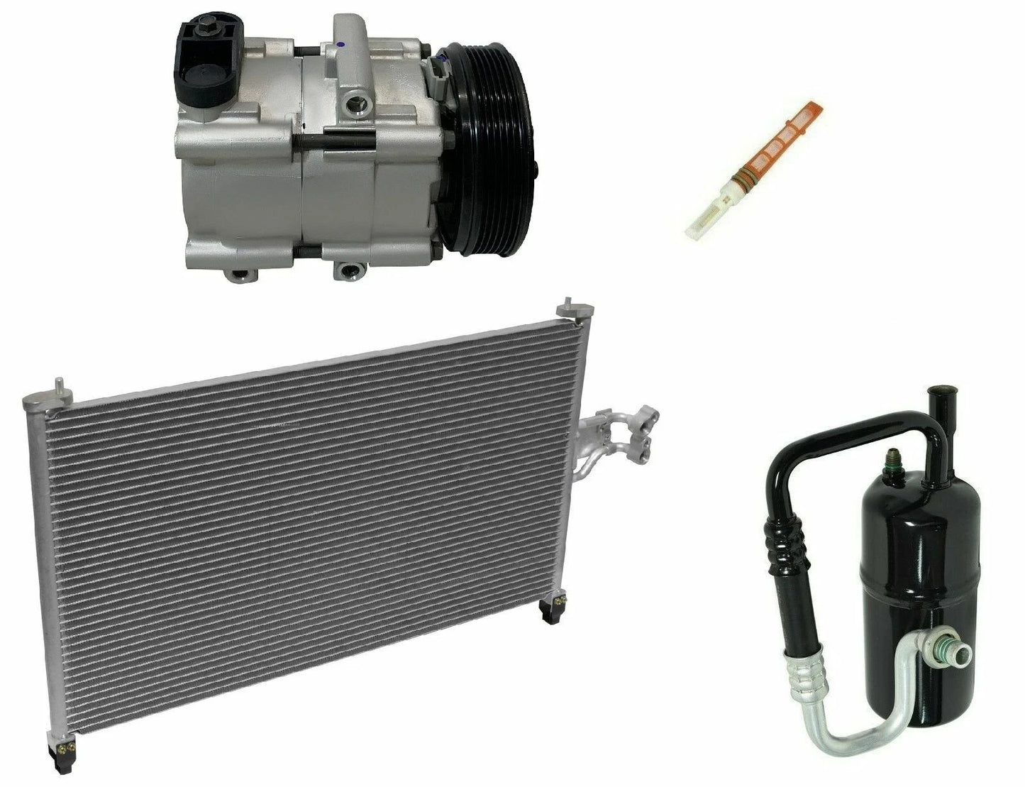 A/C Compressor Kit With Condenser Replacement for Mazda Tribute 3.0L (2005–2006)
