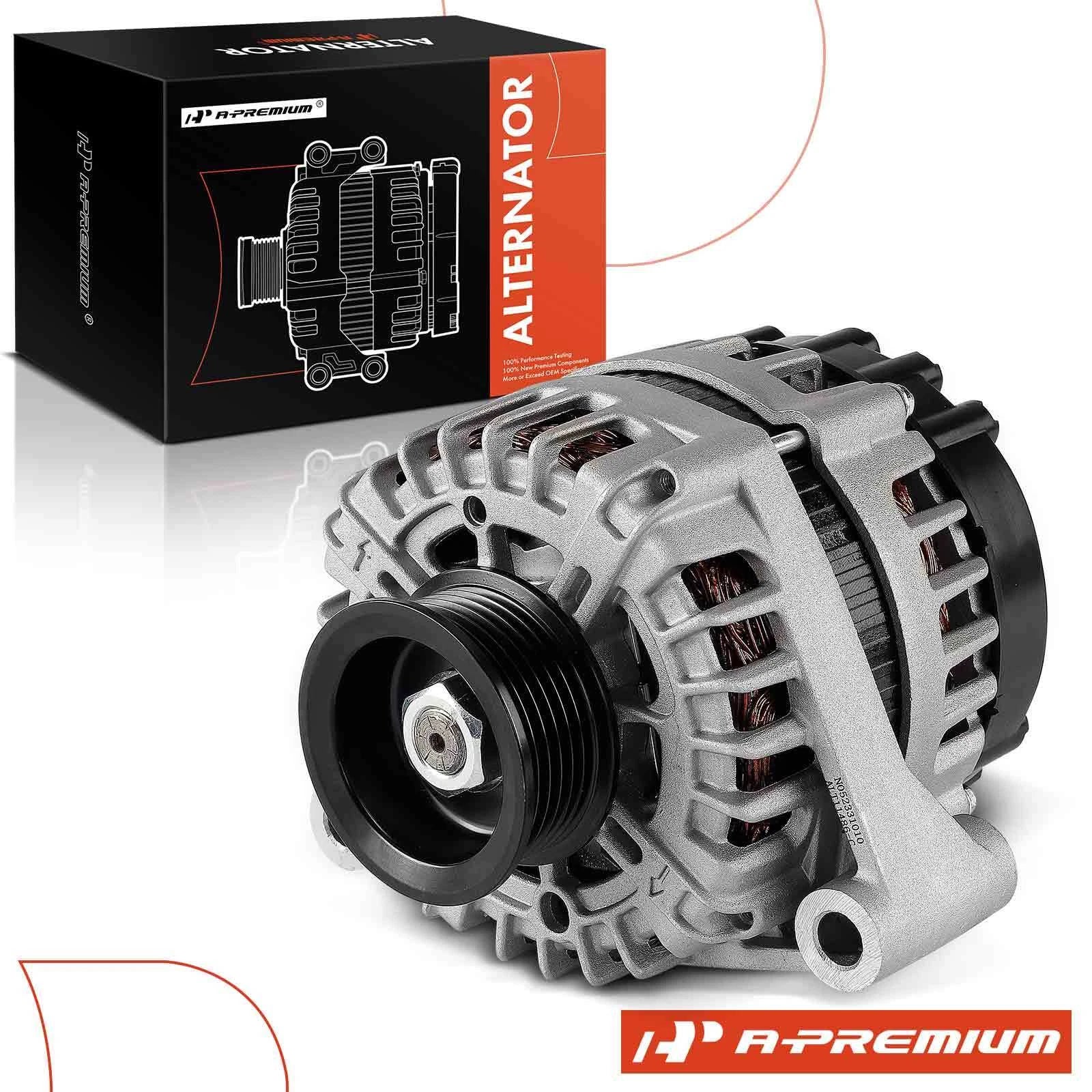 Alternator for Chevrolet Camaro (2010–2015) 6.2L 150A 6-Groove Pulley