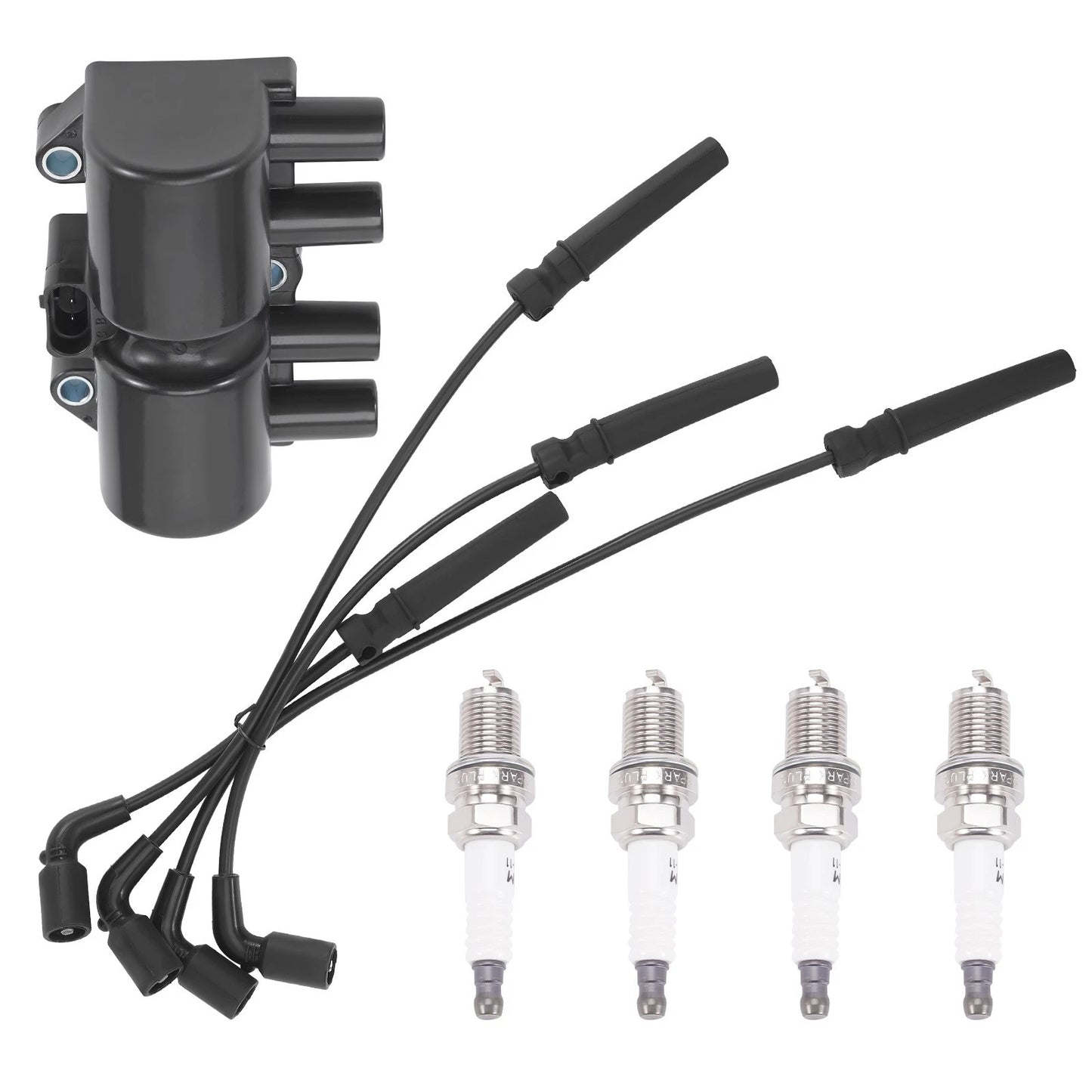 Ignition Coil, Spark Plugs & Wires for Pontiac Wave 1.6L (2005–2007)