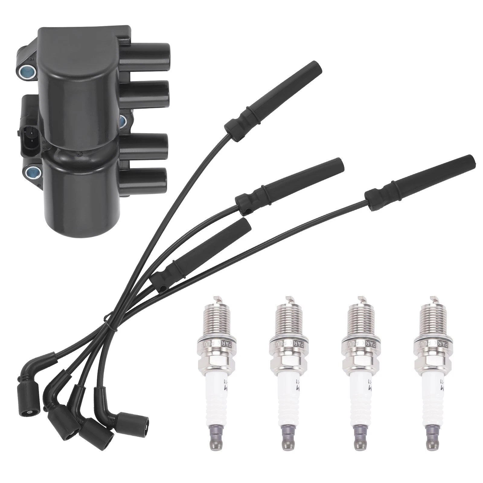 Ignition Coil, Spark Plugs & Wires for Pontiac Wave 1.6L (2005–2007)
