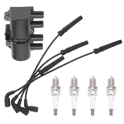 Ignition Coil, Spark Plugs & Wires for Pontiac Wave 1.6L (2005–2007)