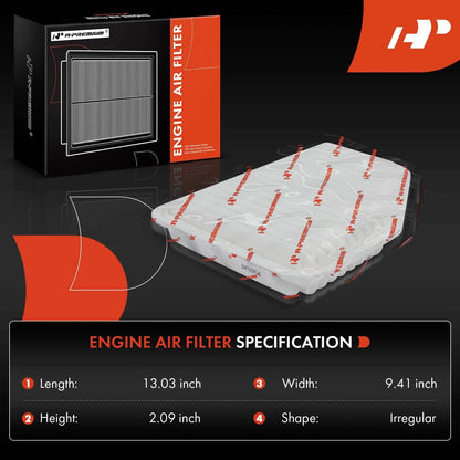 2X Engine Air Filter for Chevy Caprice (2011–2017) & Pontiac G8 (2008–2009)