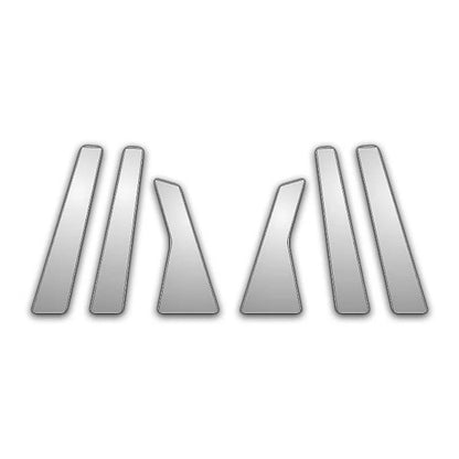 6Pc Chrome Pillar Post Covers for 2010-2019 Honda Crosstour - P3540