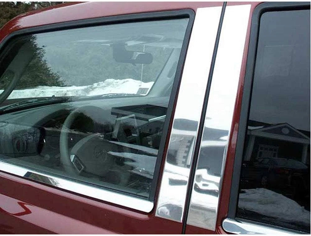 4pc. Luxury FX Chrome Pillar Post Trim for 2006-2010 Jeep Commander