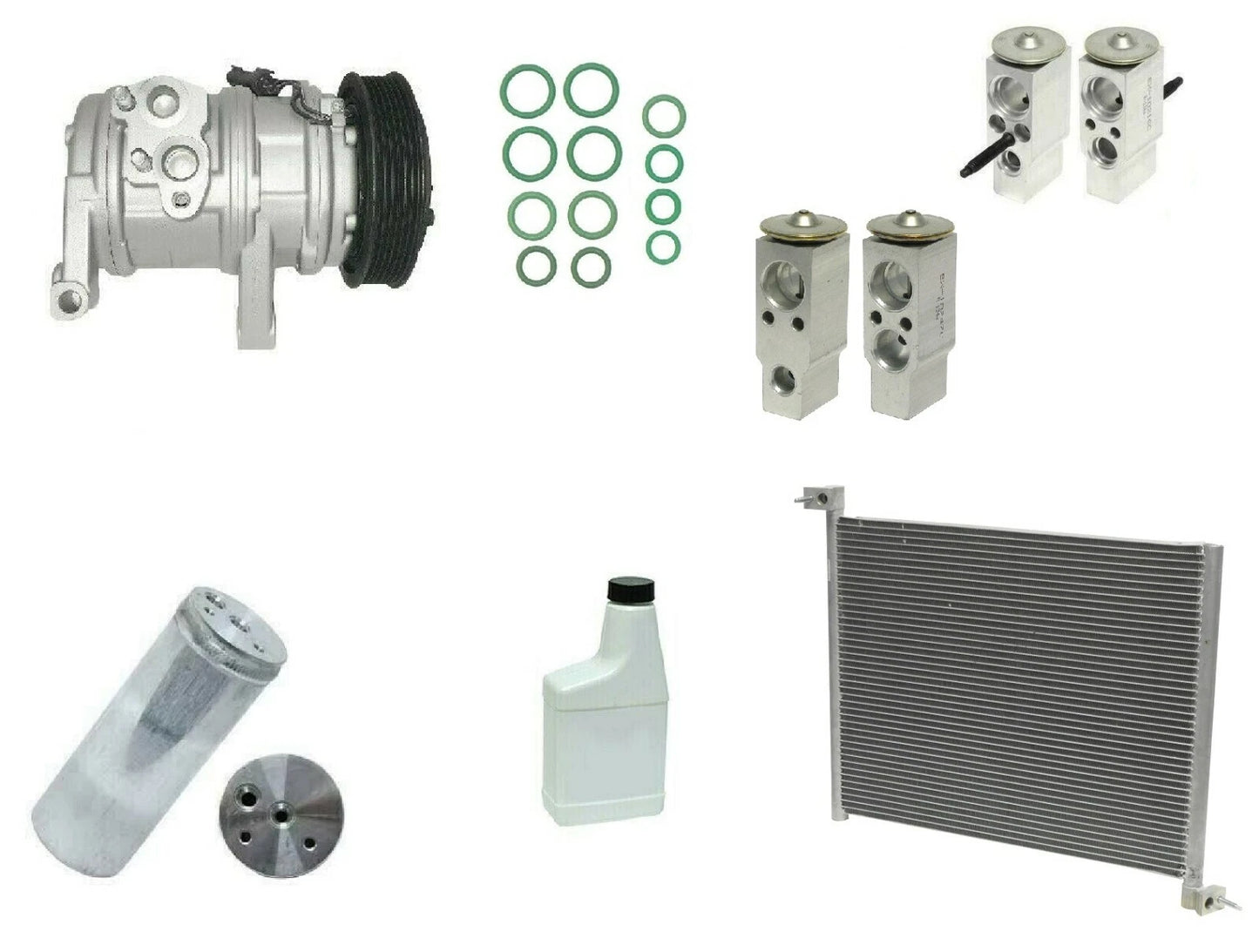 A/C Compressor Kit Replacement with Condenser for Holden Commodore (2014–2018)