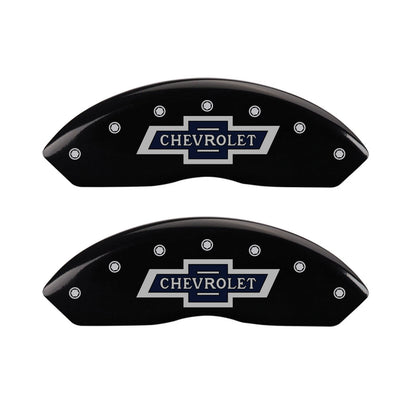 Black Caliper Covers Set for 100th Anniversary for 2015–2020 Chevy Colorado