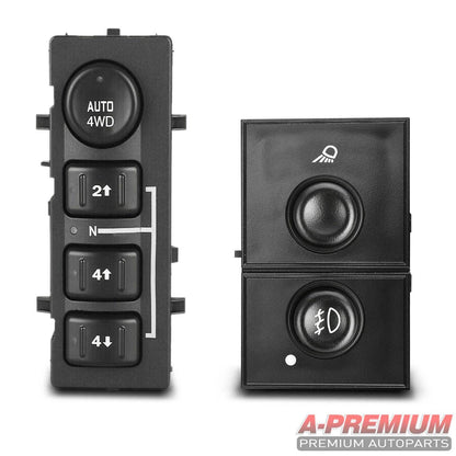 4X4 Selector Switch & Fog Light Switch for Chevrolet Silverado GMC