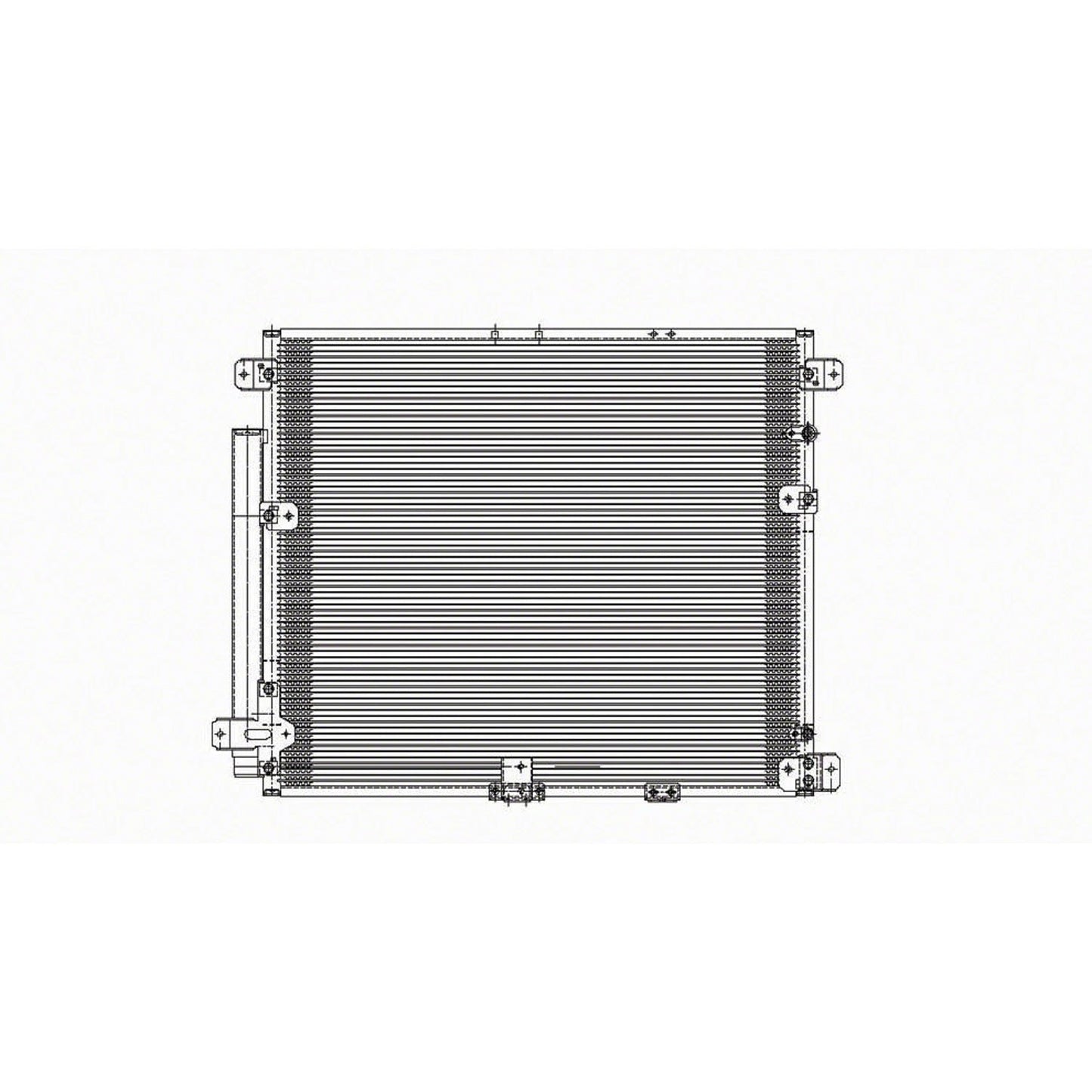 A/C Condenser Replacement Repair Part for Cadillac SRX (2004–2009)