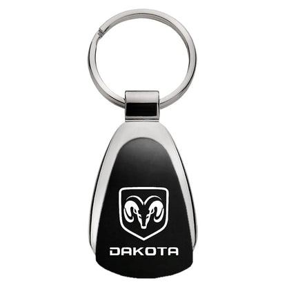 Black Teardrop Keychain - Officially Licensed for Dodge Dakota