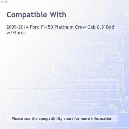 12pc 1/2 Inch Groove Insert Trim Replacement for Ford F-150 Platinum (2009–2014)