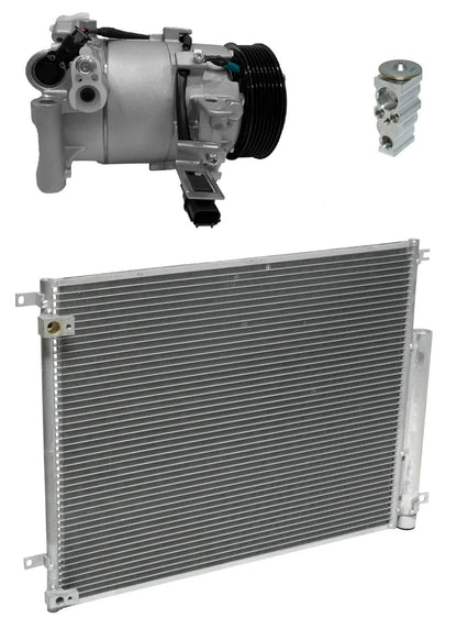 AC Compressor Kit With Condenser Replacement for Honda Civic 2.0L (2019–2019)