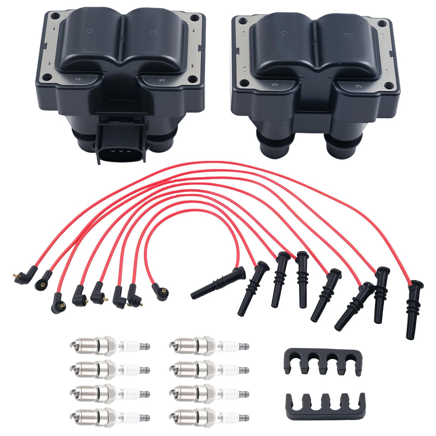 Ignition Coils and Spark Plugs Set for Ford F-250 4.6L V8 (2011–2014)