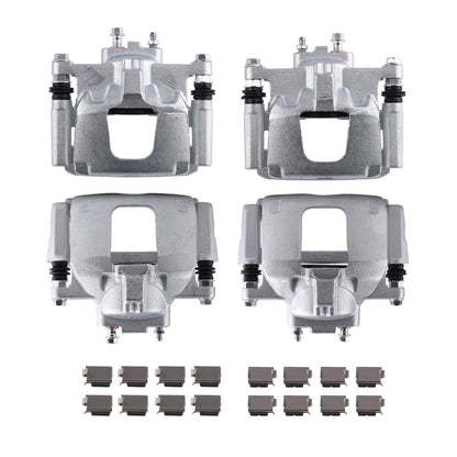 Front & Rear Disc Brake Calipers with Bracket for Jeep Wrangler (2007–2018)