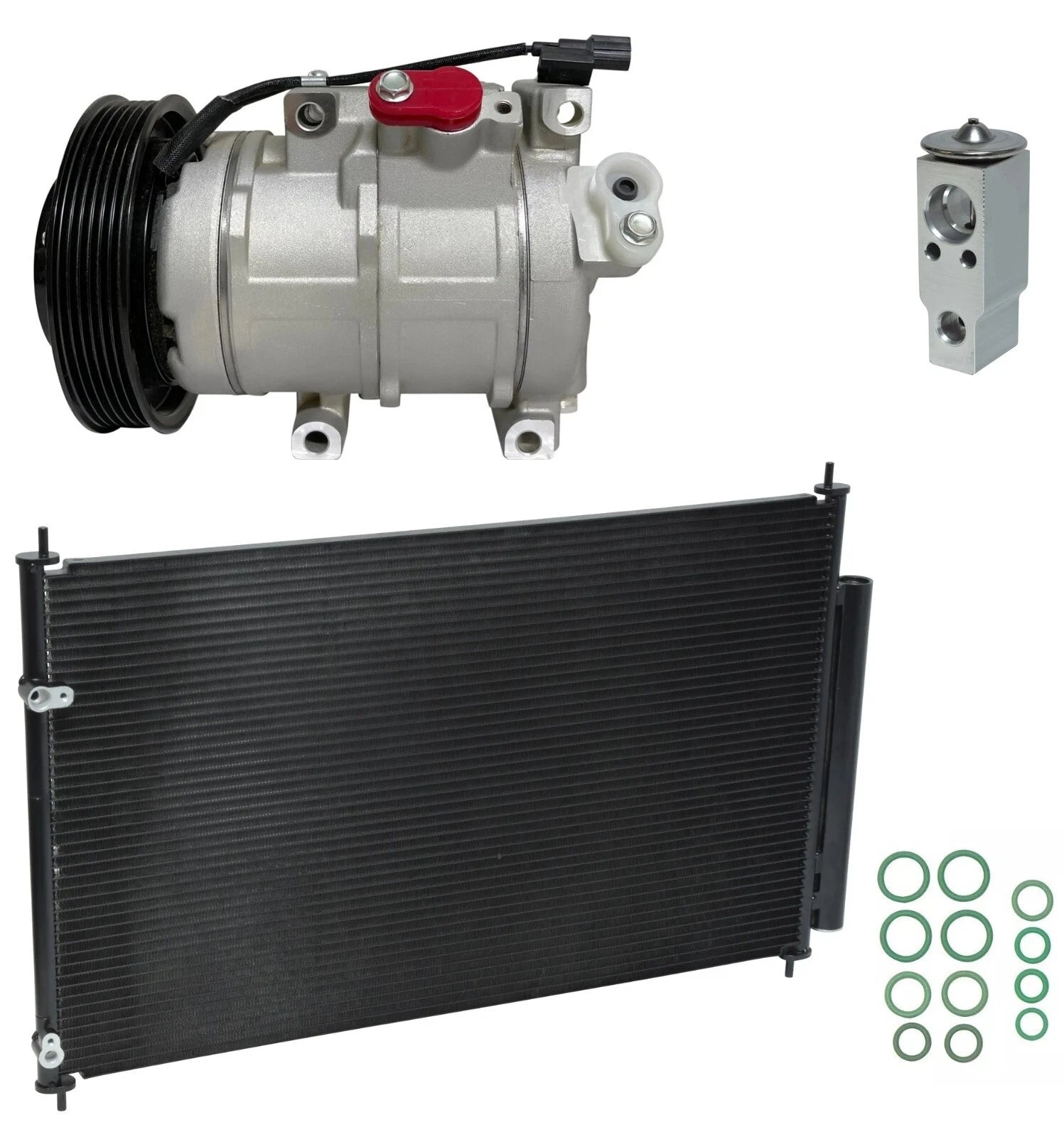 AC Compressor Kit With Condenser for Acura MDX 3.7L (2012–2013)