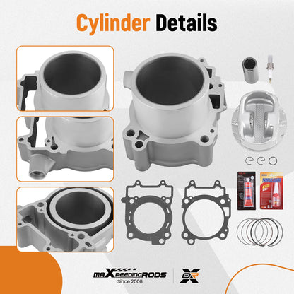 Cylinder Piston Gasket Top End Kit for Polaris Sportsman 450 (2017–2022)